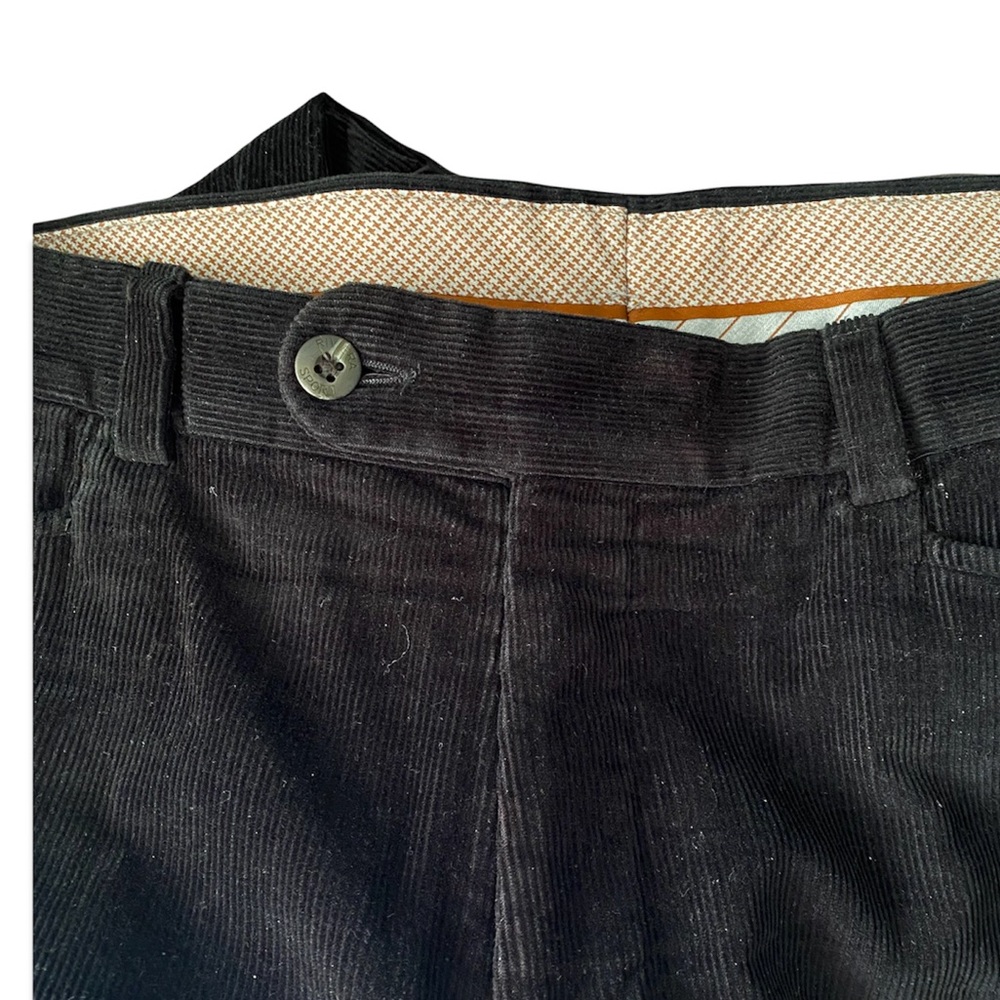 Black Corduroy Dress Pants Size 34R - Picture 4 of 12